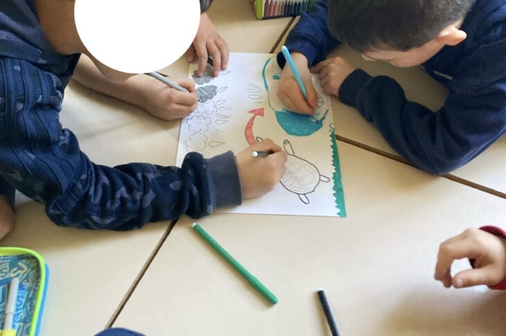 Realizzazione di gruppo (illustrazioni)