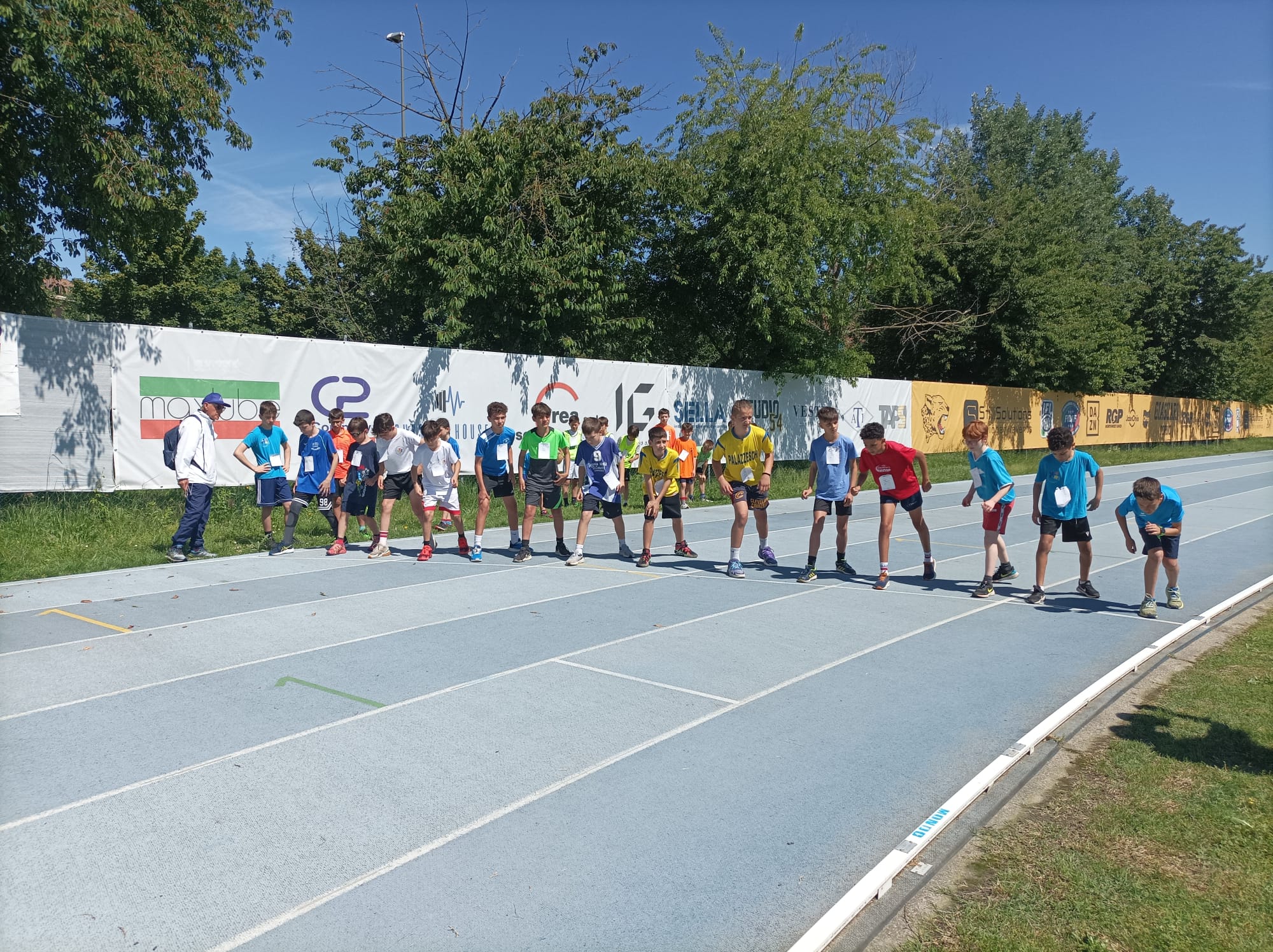 VIGO Filippo e PERACINO Lorenzo in attesa dello starter dei 600 m